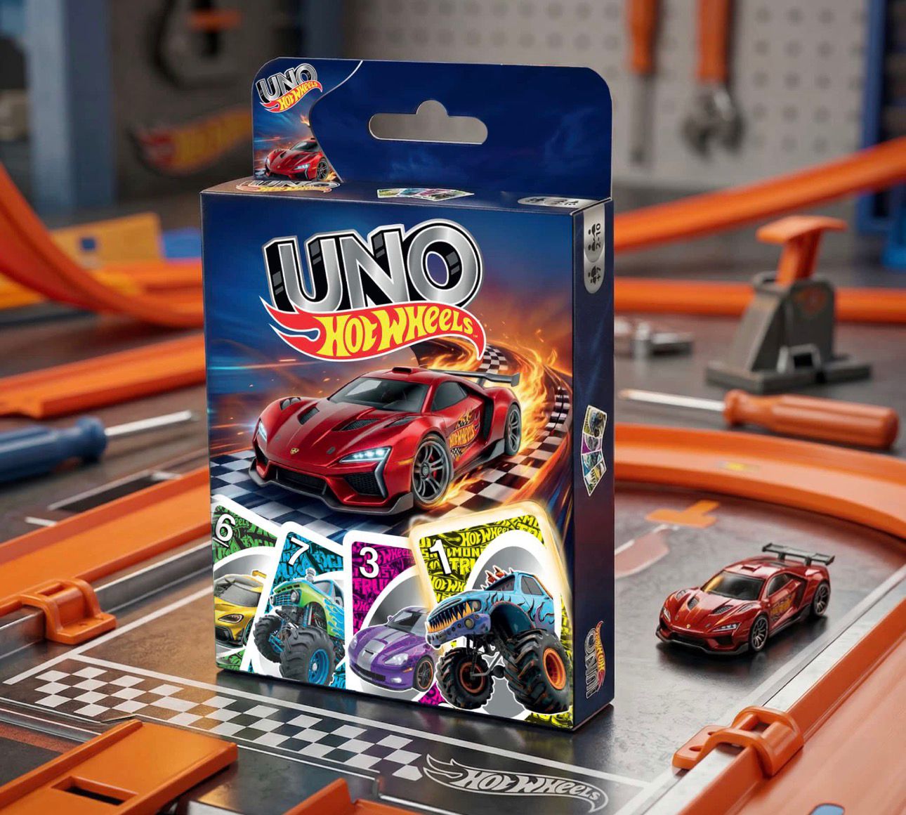 toptan oyuncak Uno Hotwheels Oyun Kartı